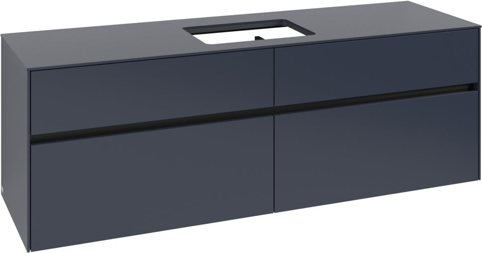 Villeroy & Boch Waschtischunterschrank Collaro C120 B0 1600 mm White Oak mit LED-Beleuchtung