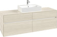 Villeroy & Boch Waschtischunterschrank Collaro C13400 1600 mm White Oak mit 4 Auszügen und SoftClosing