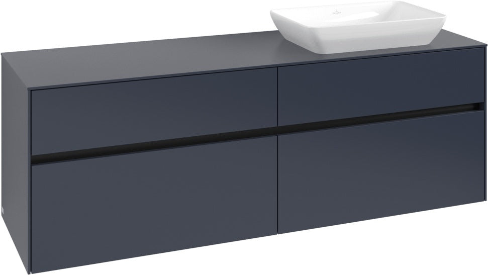 Villeroy & Boch Waschtischunterschrank Collaro C122 B0 1600 mm White Oak mit Beleuchtung