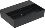 Villeroy & Boch Wandwaschbecken Memento 2.0 60 cm Pure Black CeramicPlus