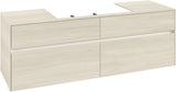 Villeroy & Boch Waschtischunterschrank Collaro C028 B0 1600 mm White Oak mit LED-Beleuchtung und SoftClosing