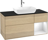 Villeroy & Boch Finion Waschbeckenunterschrank 1200 mm Glossy White Lacquer mit Beleuchtung