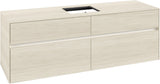 Villeroy & Boch Waschtischunterschrank Collaro C134 B0 1600 mm White Oak mit Beleuchtung und SoftClosing