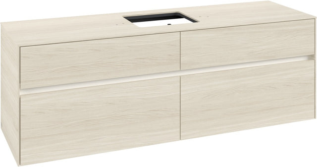 Villeroy & Boch Waschtischunterschrank Collaro C134 B0 1600 mm White Oak mit Beleuchtung und SoftClosing
