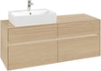 Villeroy & Boch Waschtischunterschrank Collaro C132 B0 1400 mm Nordic Oak mit LED-Beleuchtung und SoftClosing