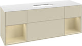 Villeroy & Boch Finion Waschtischunterschrank 1600 mm Glossy White Lacquer mit Beleuchtung