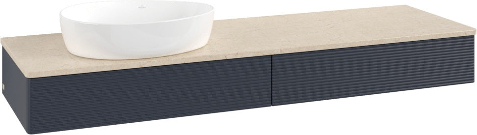 Villeroy & Boch Waschtischunterschrank Antao K15113 1600x190x500mm Anthracite Matt Lacquer
