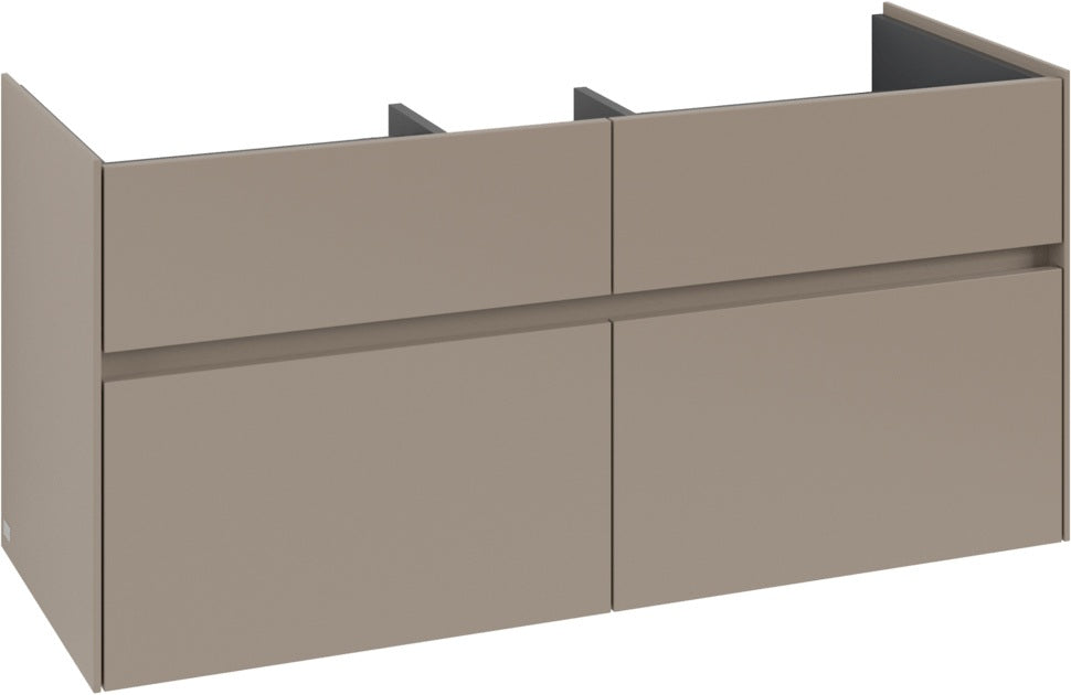 Villeroy & Boch Waschtischunterschrank Collaro C012 Glossy White 1154 mm mit 4 Auszügen