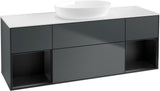 Villeroy & Boch Finion Waschtischunterschrank GD01GF 1600 mm Glossy White Lacquer mit Beleuchtung