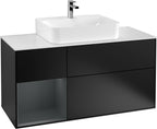 schwarz / Mitteldichte Faserplatte (MDF) / G161H G