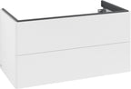 weiß / Mitteldichte Faserplatte (MDF) / K05000 988x504x496mm Eckig White Matt