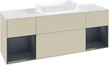 Villeroy & Boch Finion Waschtischunterschrank 1600 mm Glossy White Lacquer mit Beleuchtung