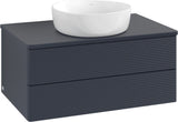 Villeroy & Boch Waschbeckenunterschrank Antao K19110 800x360x500 mm Anthracite Matt Lacquer