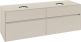 Villeroy & Boch Collaro Waschtischunterschrank 1600 mm Truffle Grey mit LED-Beleuchtung