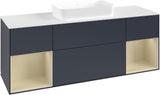 Villeroy & Boch Finion Waschtischunterschrank 1600 mm Glossy White Lacquer mit Beleuchtung