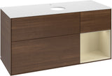 Villeroy & Boch Waschtischunterschrank Finion G831G 1200 mm Glossy White Lacquer mit Beleuchtung