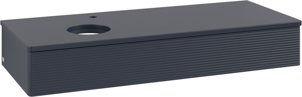 Villeroy & Boch Waschtischunterschrank Antao 1200 mm Midnight Blue Matt Lack – 1 Auszug, Push-to-Open