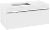 Villeroy & Boch Venticello Waschtischunterschrank Glossy White 957 mm, Auszug links