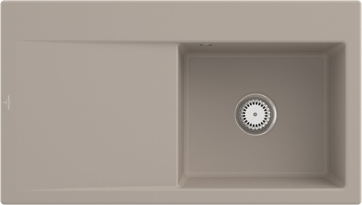 Villeroy & Boch Einbauspüle Subway Style 50 Weiß Alpin CeramicPlus 900 mm