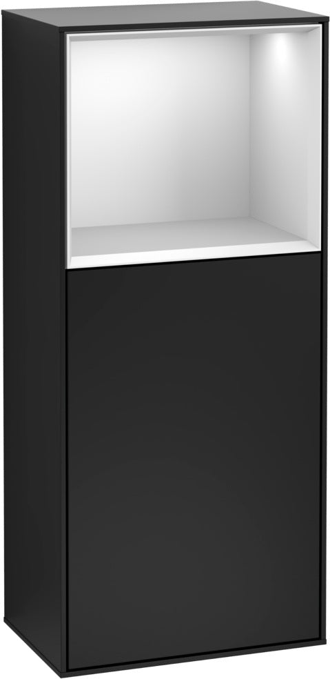 Villeroy & Boch Finion Seitenschrank G510GF, 418 mm, Glossy White Lacquer, mit Beleuchtung