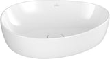 Villeroy & Boch Aufsatzwaschbecken Antao 4A7240 asymmetrisch Almond CeramicPlus 400 mm