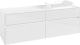Villeroy & Boch Waschtischunterschrank Collaro C122 1600 mm Glossy White