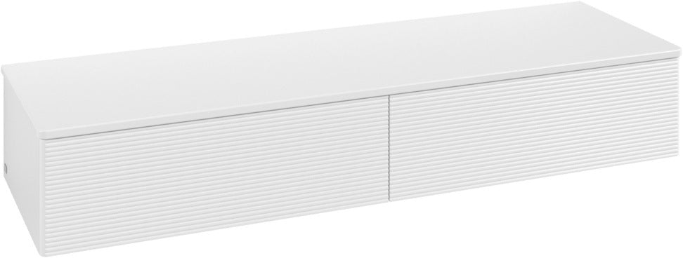 Villeroy & Boch Antao Sideboard K42100 1600 mm Glossy White Lacquer mit 2 Auszügen und LED-Beleuchtung