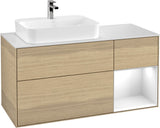 Villeroy & Boch Waschtischunterschrank Finion F401G 1200 mm Glossy White Lacquer mit Beleuchtung