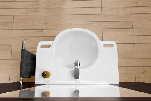 Villeroy & Boch ViCare Wandwaschbecken 810x560 mm Weiß Alpin – Barrierefrei & Unterfahrbar