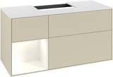 Villeroy & Boch Finion Waschtischunterschrank G161G 1200 mm Glossy White Lacquer mit LED-Beleuchtung