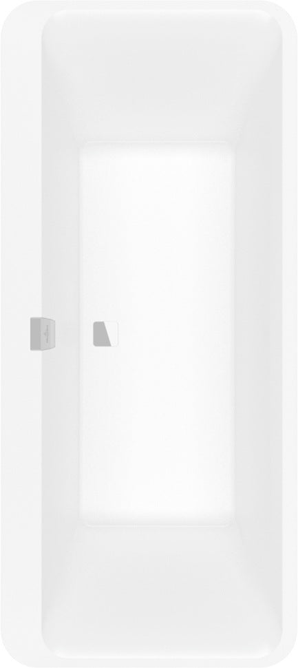 Villeroy & Boch Squaro Edge 12 Freistehende Badewanne 1800x800mm Stone White