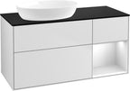weiß / Mitteldichte Faserplatte (MDF) / FA52M T 1200x603x501mm White Matt