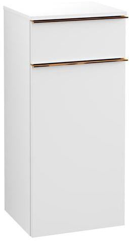 Villeroy & Boch Seitenschrank VENTICELLO 404x866x372 mm Eiche matt – wandhängend mit Soft-Close