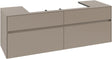 Villeroy & Boch Waschtischunterschrank Collaro C031 1600 mm Taupe mit 4 Auszügen