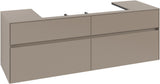 Villeroy & Boch Waschtischunterschrank Collaro C031 1600 mm Taupe mit 4 Auszügen