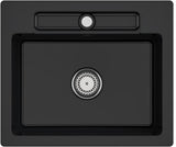 Villeroy & Boch Einbauspüle Siluet 60 S TitanCeram Ebony CeramicPlus 600x510mm