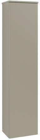 Villeroy & Boch Antao Hochschrank 414 mm – Grau Matt, Soft-Close, LED, rechts
