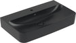 Villeroy & Boch Finion Wandwaschbecken 800 mm Pure Black CeramicPlus – Rechteckig, TitanCeram, Wandmontage