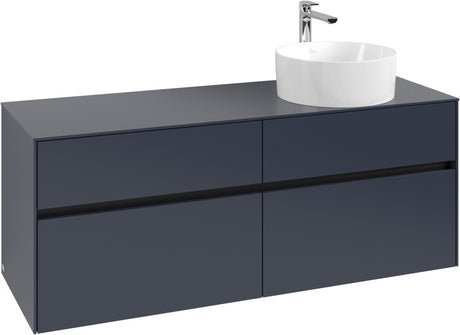 Villeroy & Boch Waschtischunterschrank Collaro C047 B0 1400 mm White Oak mit Beleuchtung