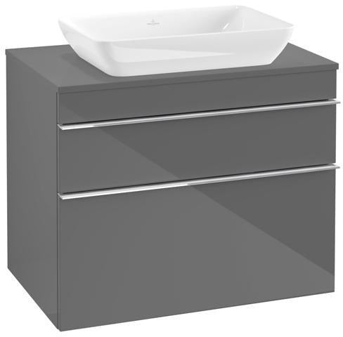 Villeroy & Boch Venticello Waschtischunterschrank 757 mm Glossy White mit 2 Auszügen