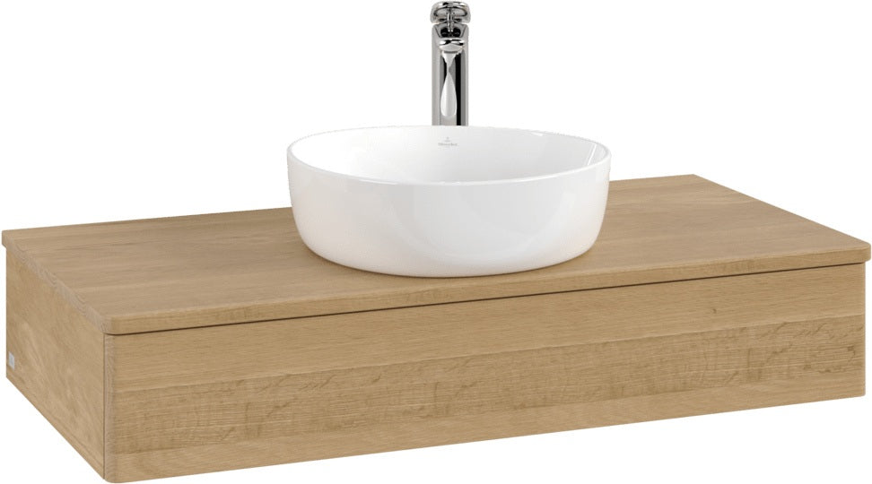Villeroy & Boch Waschtischunterschrank Antao L09051 1000 mm Warm Walnut mit LED