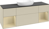 Villeroy & Boch Finion Waschtischunterschrank 1600 mm Glossy White Lacquer mit Beleuchtung