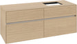 Villeroy & Boch Waschtischunterschrank Collaro C133 Nordic Oak 1400 mm mit SoftClosing und 4 Auszügen
