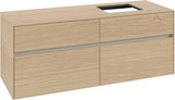 Villeroy & Boch Waschtischunterschrank Collaro C133 Nordic Oak 1400 mm mit SoftClosing und 4 Auszügen