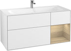 weiß / Mitteldichte Faserplatte (MDF) / F070P C 1196x591x498mm Glossy White