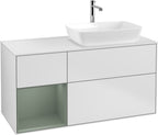 weiß / Mitteldichte Faserplatte (MDF) / G801G M 1200x603x501mm White Matt