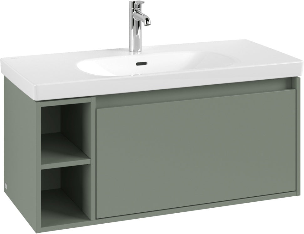 Villeroy & Boch Waschbeckenunterschrank Skyla C79000 972 mm Soft Green eckig mit SoftClosing