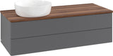 Villeroy & Boch Antao Waschtischunterschrank 1200 mm Anthrazit Matt mit 2 Auszügen