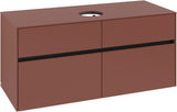 Villeroy & Boch Waschtischunterschrank Collaro C041 B0 1200 mm White Oak mit Beleuchtung