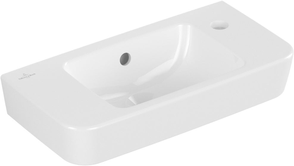 Villeroy & Boch Handwaschbecken O.novo 4342R5 500x250x145mm Eckig Weiß Alpin
